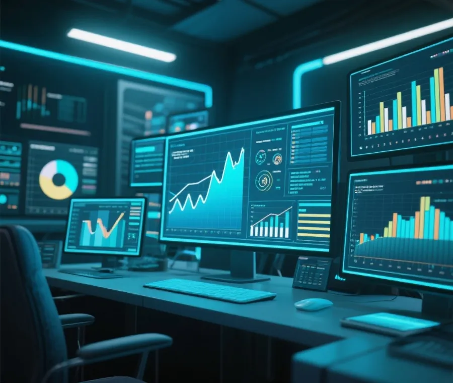 数据趋势分析视觉示意图